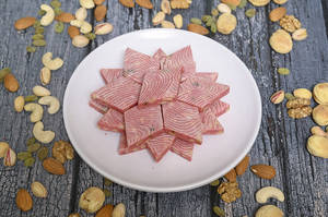 Strawberry Kaju Katli
