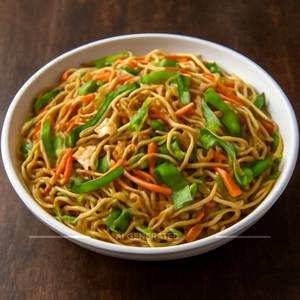 Veg hakka noodles