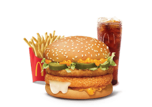 McCheese Burger Chicken Combo