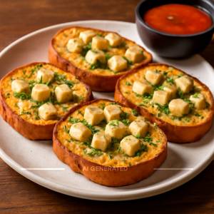 Paneer garlic