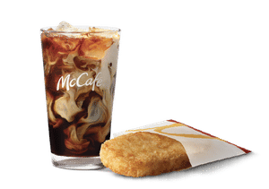 Hashbrown + Iced Coffee