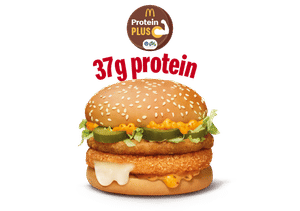 McCheese Chicken Burger Protein Plus (2 Slices)