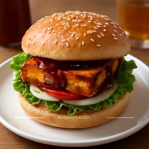 Biggi Barbeque Paneer Burger