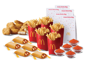 Fries and Chicken Nuggets Party Pack