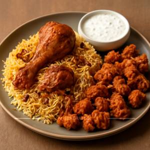 Hyderabadi Chicken Dum Biryani [3 Pieces]