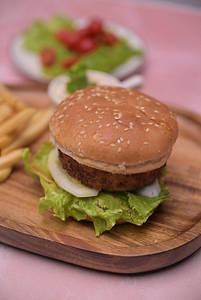 Masala Aloo Tikki Burger