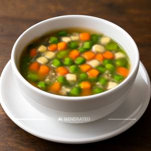 Veg clear soup