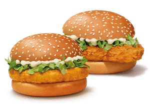 McChicken Burger + McSpicy Chicken Burger