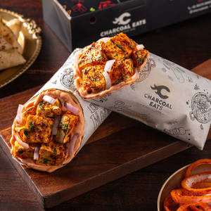 Paneer Tikka Kathi Roll.