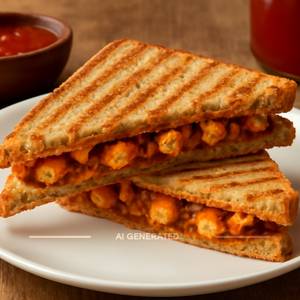 Paneer Tikka Masala Sandwich