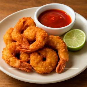 Crispy prawns