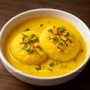 Kesar Rasmalai [2 Pieces].