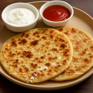 Combo Paneer Cheese Paratha (2 Pcs)