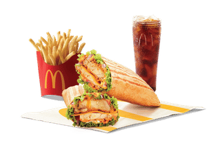 Big Spicy Chicken Wrap Combo