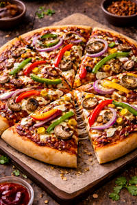 Bbq Veggies Pizza
