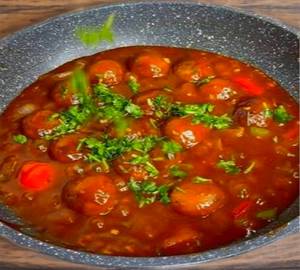 Paneer manchurian gravy