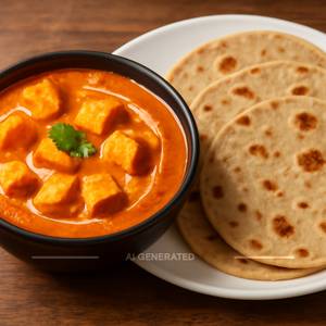 Butter Paneer Masala with 3 Roti
