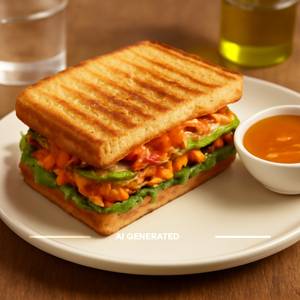 Peri peri veg sandwich