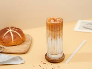 Saffron Latte Cold