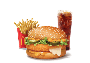 McCheese Burger Veg Combo