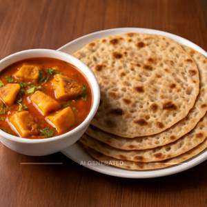Paneer Masala with 4 Roti