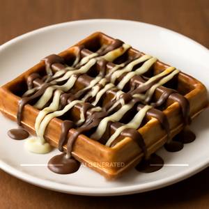 Dark and white [stick waffle]