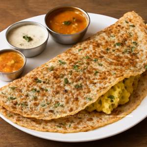 Rava [Suji] Masala Dosa