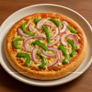 8 Capsicum Onion Pizza