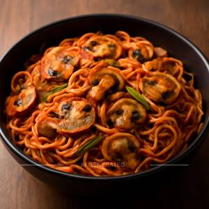 Mushroom Schezwan Noodles