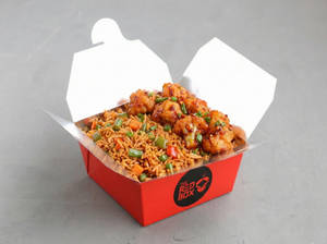 Dragon Cauliflower With Veg Schezwan Fried Rice
