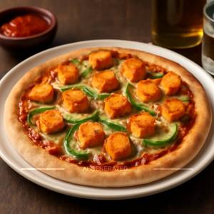 Paneer pizza                                                                                                                                                         