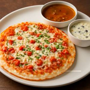 Cheese Tomato Uttapam