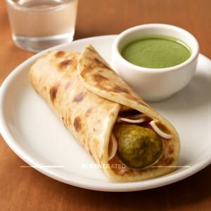 Veg kebab roll               