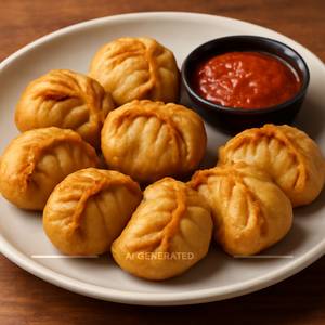 Veg Fried Momos [8 Pieces]