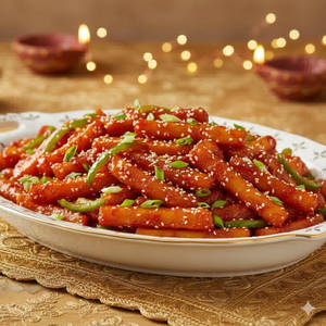Honey Chilly Potato