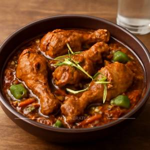 Chicken kadhai (4p)
