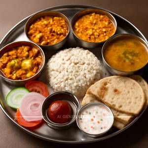 Malti Paneer Veg Thali