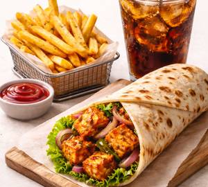 Crispy Veg Wrap, Classic Fries & Coke Combo