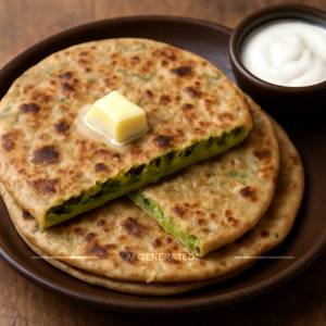 Mattar Paratha
