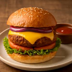 Veg Cheese Burger