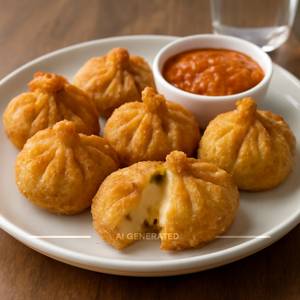 Veg Cheese Fry Momos