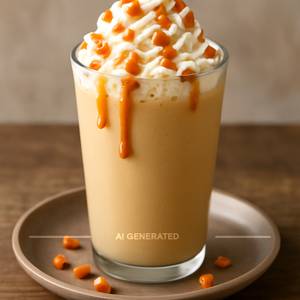 Butterscotch milk shake