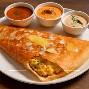 Butter  Onion Masala Dosa