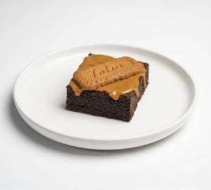 Lotus Biscoff Brownie Eggless