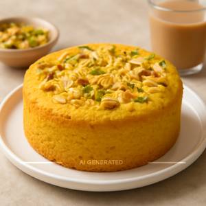 1 Rasmalai cake + 1 Casatta cake                                                                                 