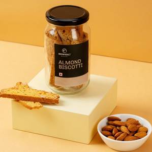 Almond Biscotti (Eggless)