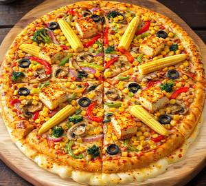 Double Cheese Baby Corn Pizza