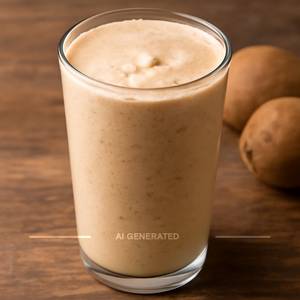 Chikoo milk shake