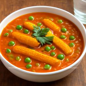 Matar Baby Corn Masala