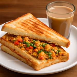 Egg Bhurji Sandwich